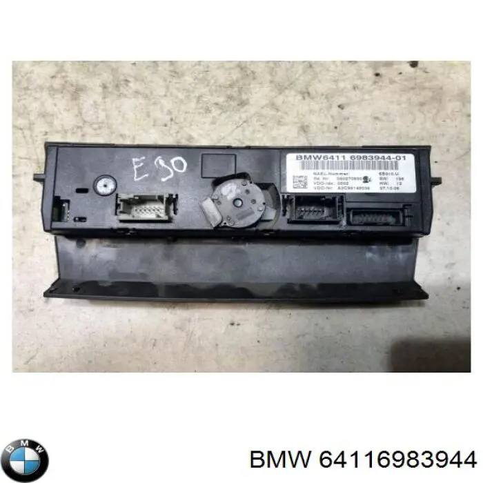 Do koszyka 64119119683 BMW Sterownik trybów ogrzewania/klimatyzacji