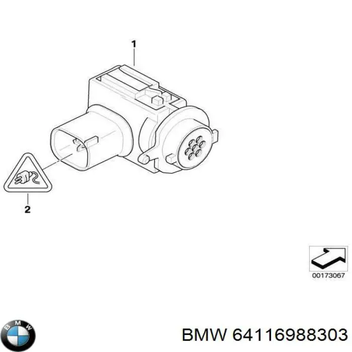 Czujnik zanieczyszczenia powietrza BMW 64116988303 cena, od 77,80 USD