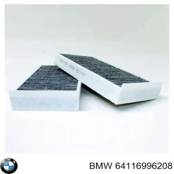 Filtr kabiny BMW 64116996208 cena, od 12,96 USD