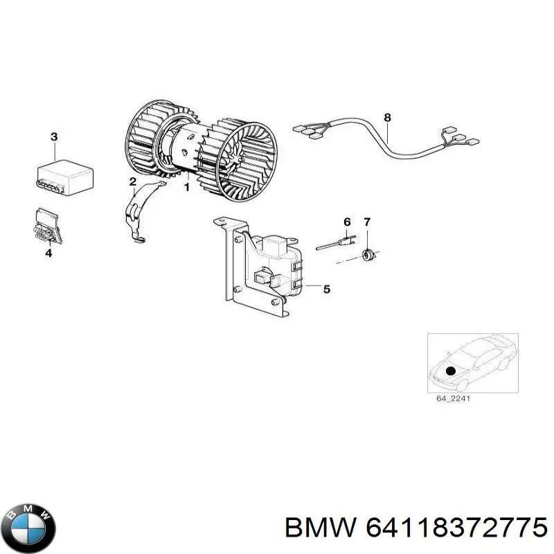  BMW 64118372775 cena, od 54,63 USD