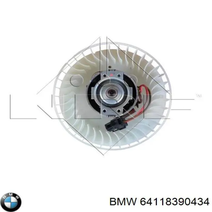Do koszyka 64118390434 BMW Silniczek wentylatora nagrzewnicy (ogrzewacza wnętrza)