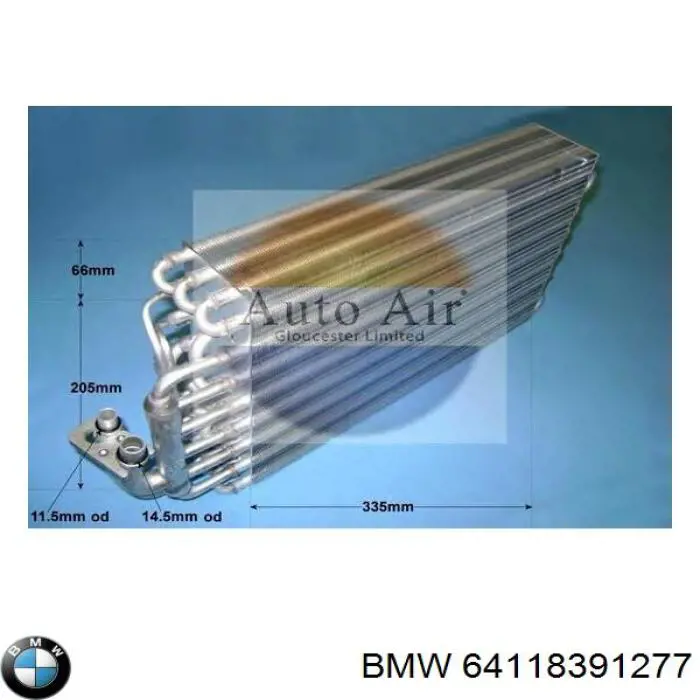 Parownik klimatyzacji BMW 7 