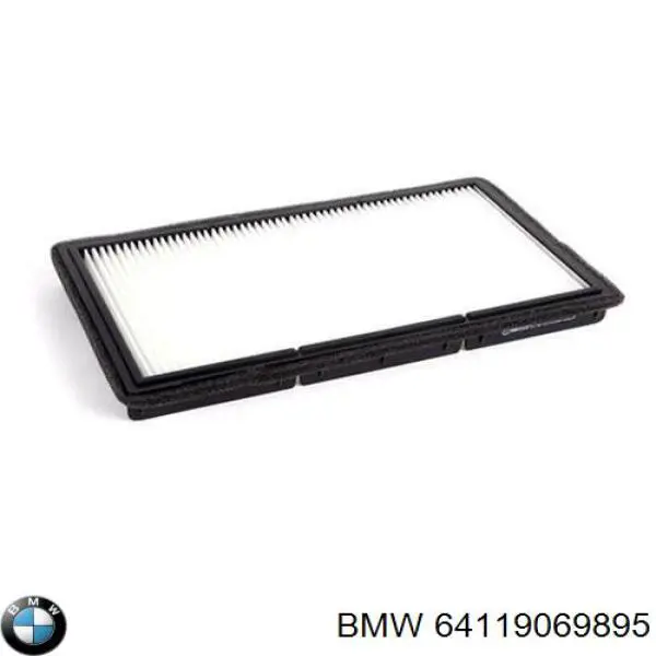 Do koszyka 64119069895 BMW Filtr kabiny