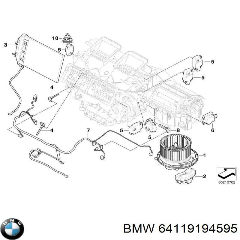  Chłodnica nagrzewnicy (ogrzewacza) BMW X3 