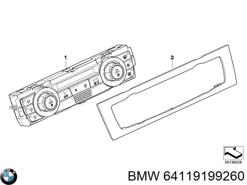  Sterownik trybów ogrzewania/klimatyzacji BMW 3 