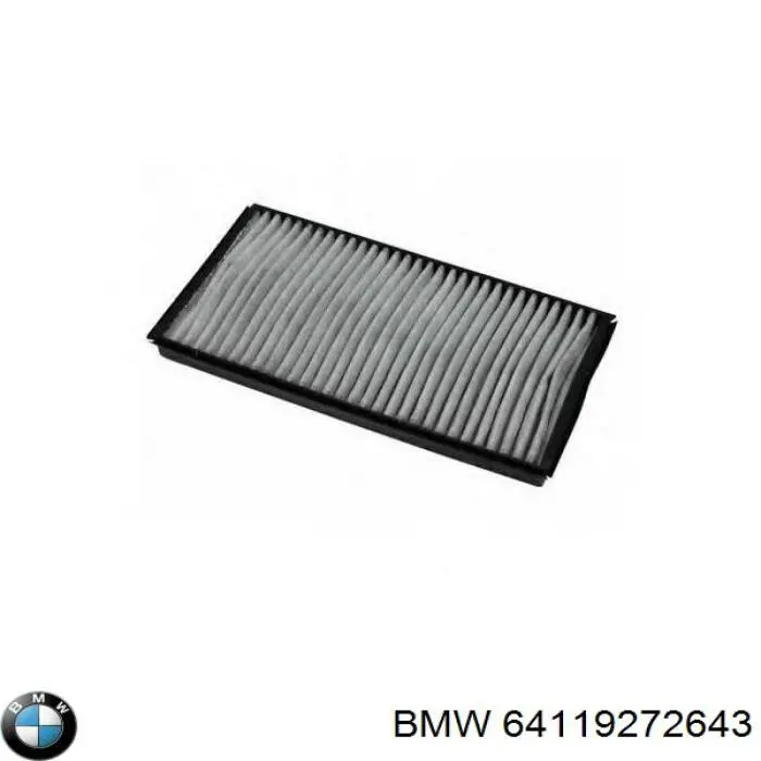 Filtr kabiny BMW 64119272643 cena, od 30,26 USD