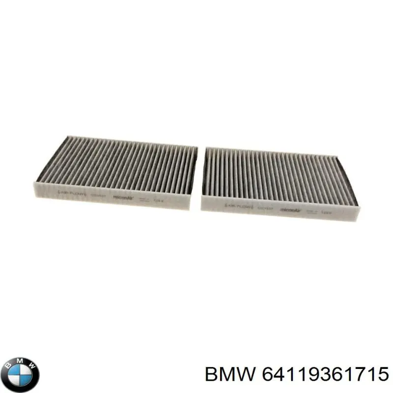 64119361715 BMW filtr kabiny