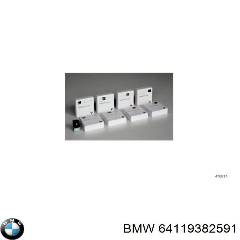 Odświeżacz na desce rozdzielczej BMW 64119382591 cena, od 62,22 USD