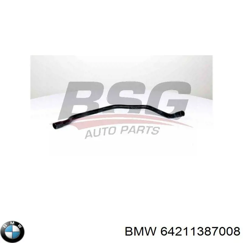 Do koszyka 64211387008 BMW Przewód (króciec) układu chłodzenia