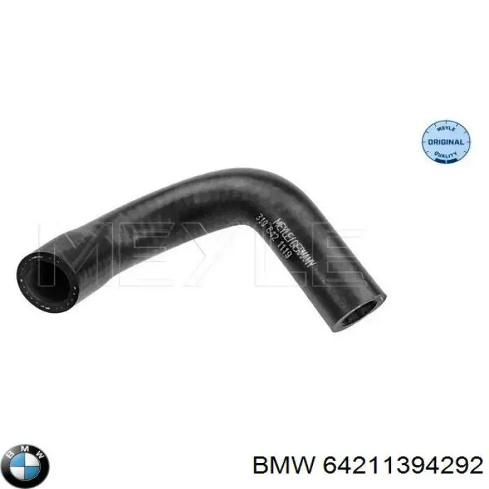 Do koszyka 64211394292 BMW Przewód (króciec) układu chłodzenia