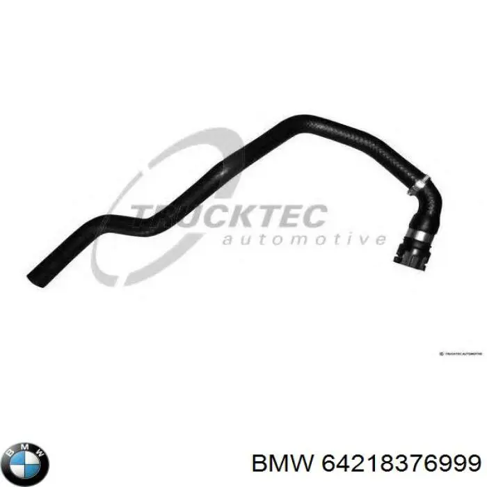 64218376999 BMW Przewód (króciec) układu chłodzenia