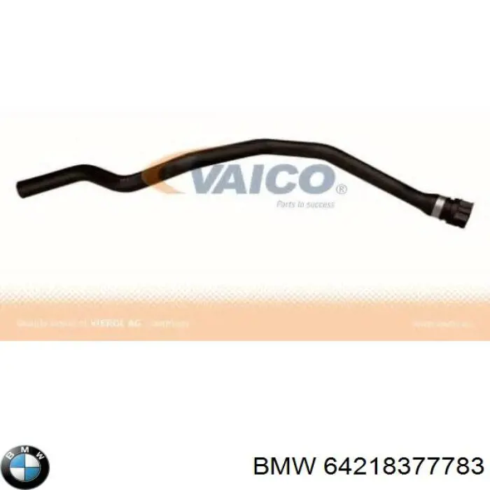 64218377783 BMW Przewód (króciec) układu chłodzenia