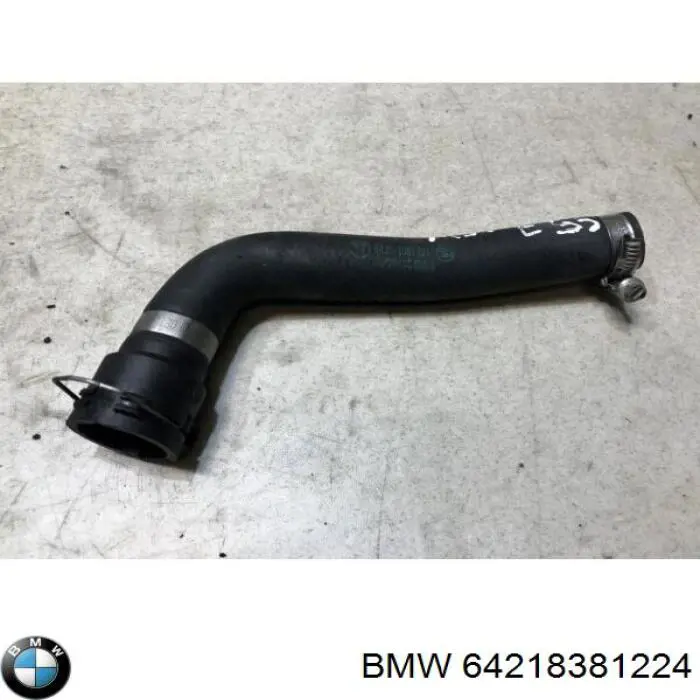 64218381224 BMW Przewód (króciec) układu chłodzenia
