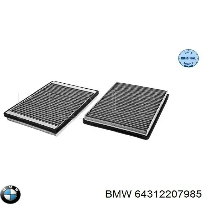 Do koszyka 64312207985 BMW Filtr kabiny