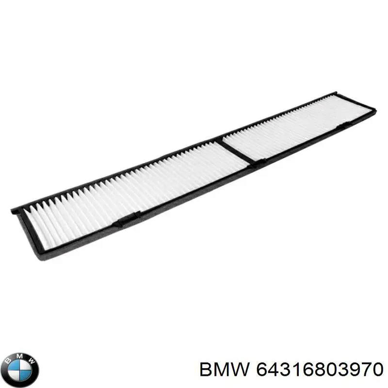 Do koszyka 64316803970 BMW Filtr kabiny