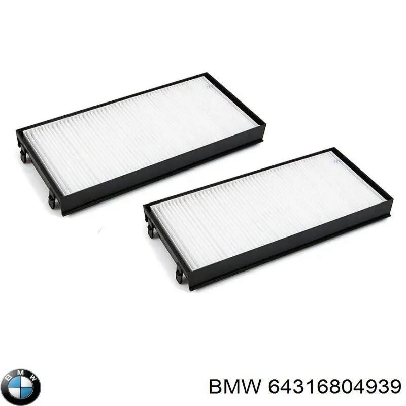 Filtr kabiny BMW 64316804939 cena, od 21,31 USD