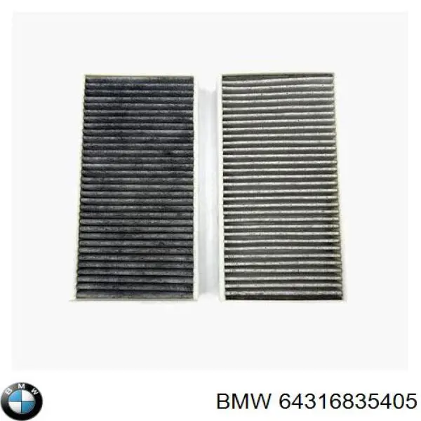 Do koszyka 64316835405 BMW Filtr kabiny