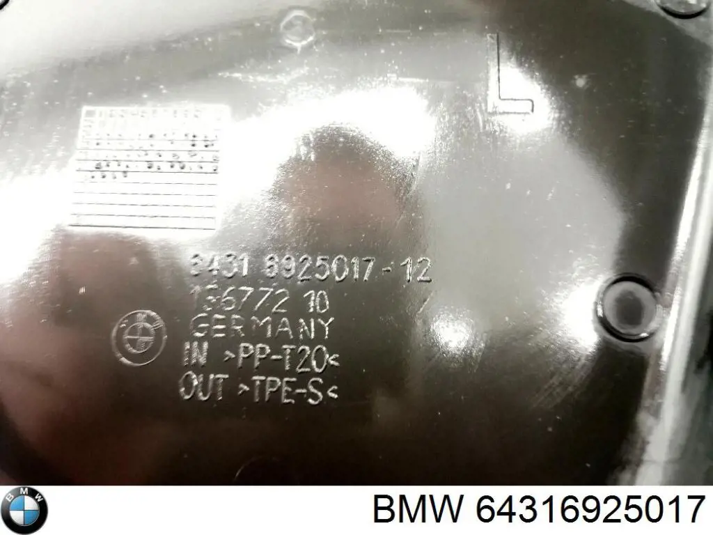Do koszyka 64316925017 BMW 