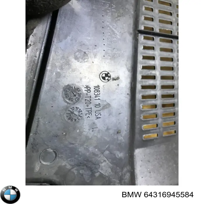 Podszybie szyby czołowej BMW 64316945584 cena, od 34,51 USD