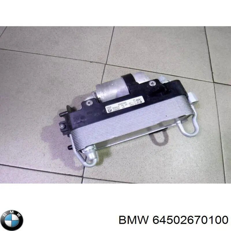 Chłodnica klimatyzacji BMW 64502670100 cena, od 155,82 USD