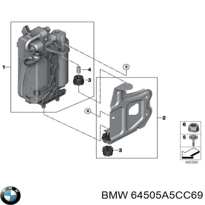 Chłodnica klimatyzacji BMW 64505A5CC69 cena, od 403,51 USD