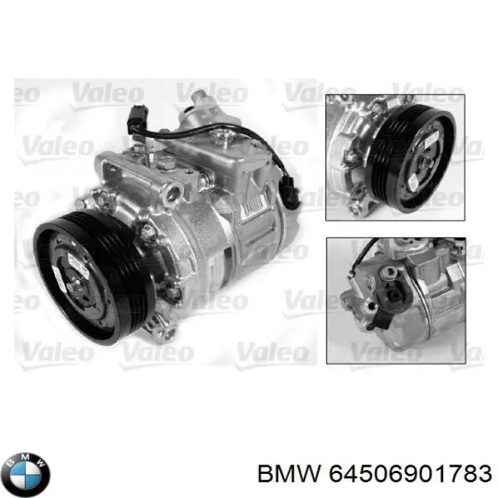 Sprężarka klimatyzacji BMW 64506901783 cena, od 260,02 USD
