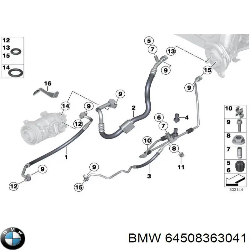 Pierścień kolektora wydechowego do BMW 1 (E81, E87)