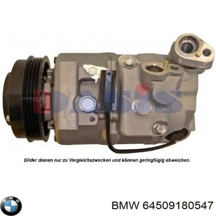 Sprężarka klimatyzacji BMW 64509180547 cena, od 511,69 USD
