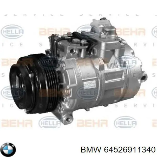 Sprężarka klimatyzacji BMW 64526911340 cena, od 110,78 USD