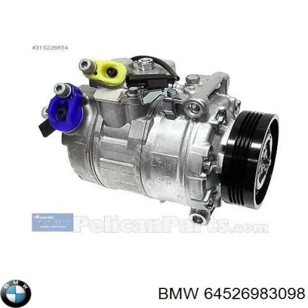 64526983098 BMW sprężarka klimatyzacji