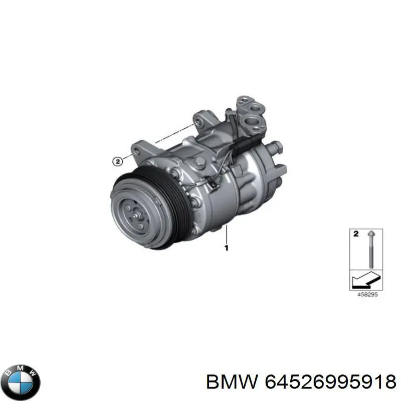 64526996950 BMW sprężarka klimatyzacji