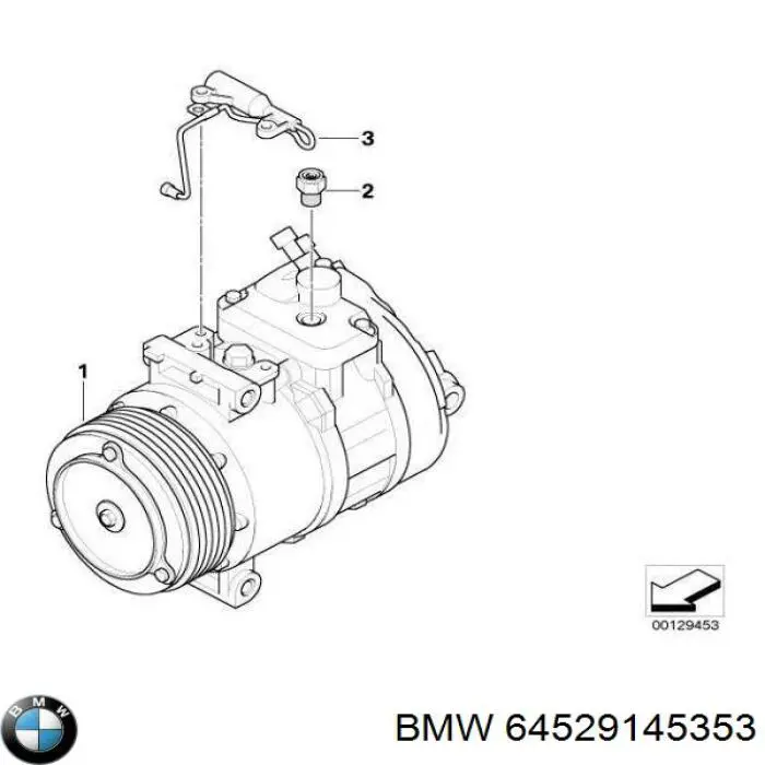 Do koszyka 64529145353 BMW Sprężarka klimatyzacji
