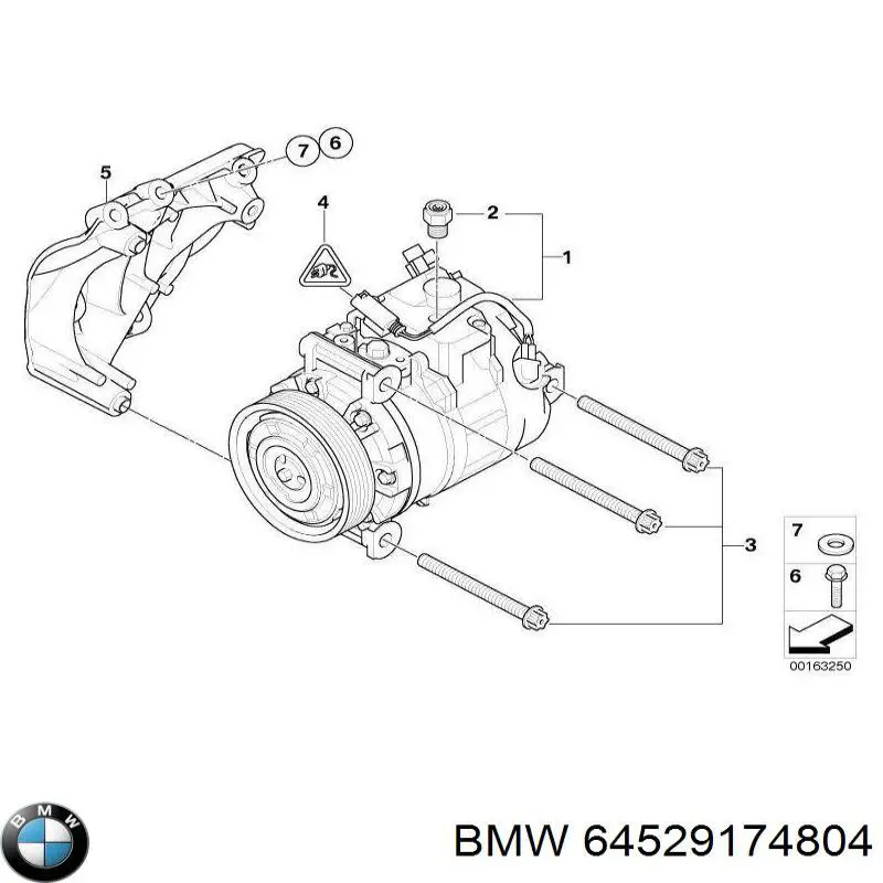Do koszyka 64529195721 BMW Sprężarka klimatyzacji