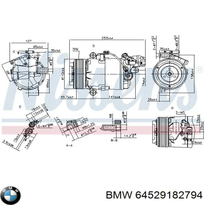Do koszyka 64529182794 BMW Sprężarka klimatyzacji