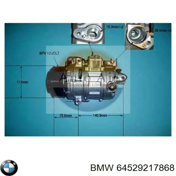 Sprężarka klimatyzacji BMW 64529217868 cena, od 72,84 USD