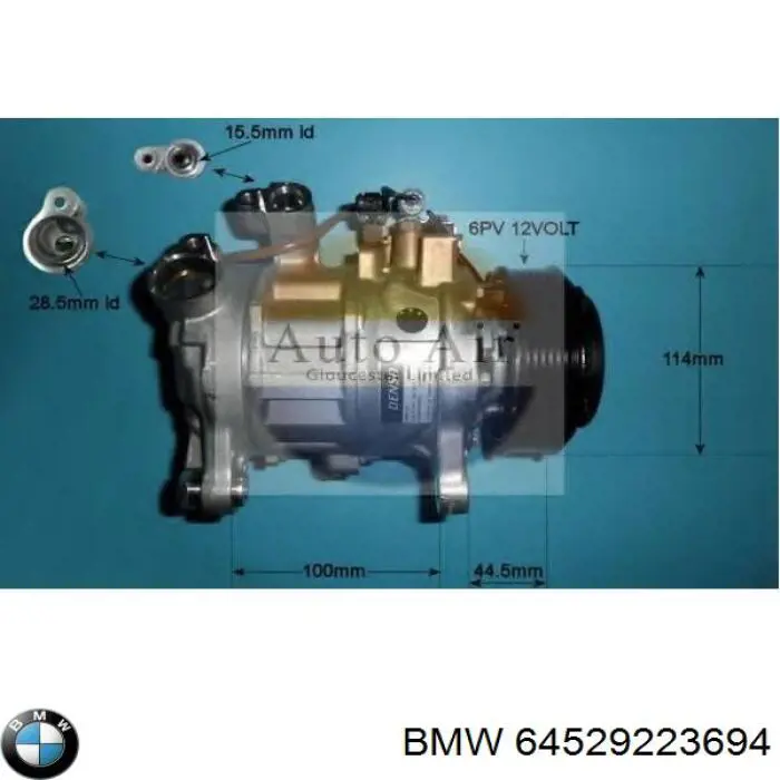 Sprężarka klimatyzacji 64529223694 BMW