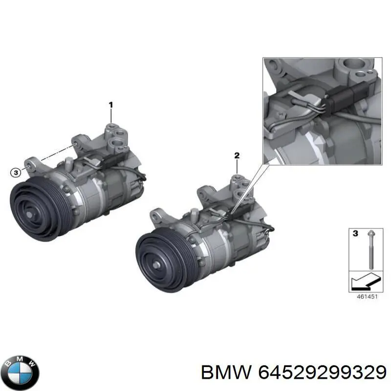 Sprężarka klimatyzacji BMW 64529299329 cena, od 415,97 USD