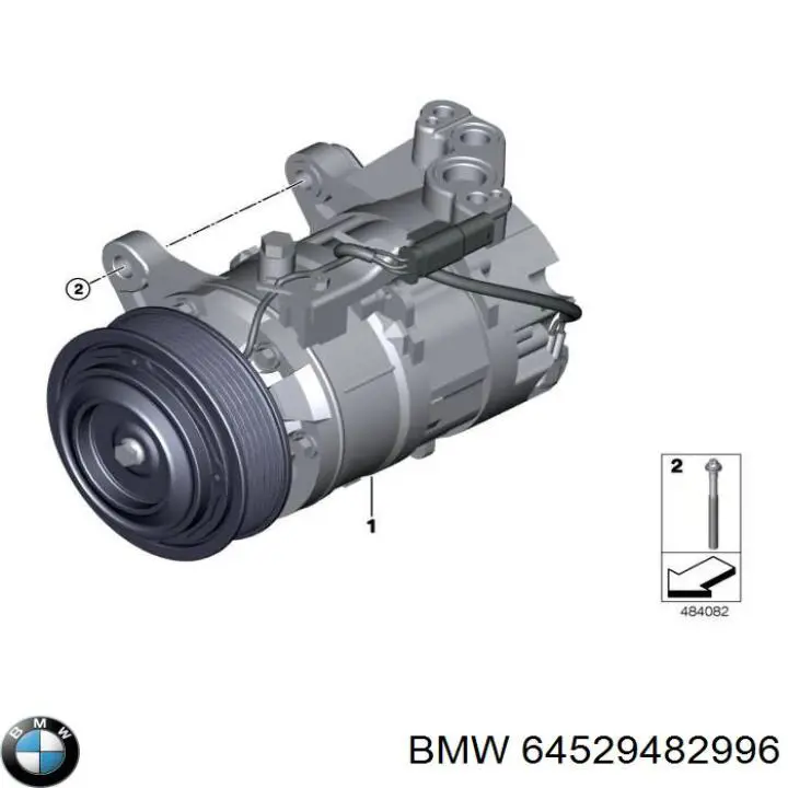 Gaz chłodniczy BMW 64529482996 cena, od 908,78 USD
