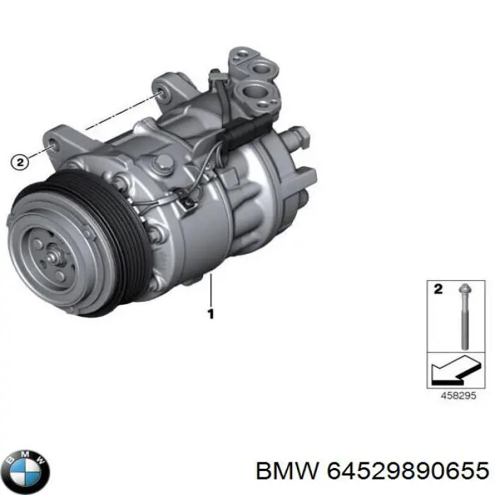 64529890655 BMW sprężarka klimatyzacji