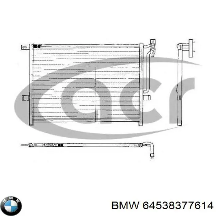 Do koszyka 64538377614 BMW Chłodnica klimatyzacji