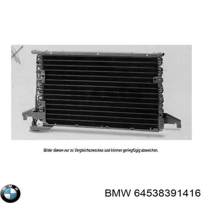 Chłodnica klimatyzacji BMW 64538391416 cena, od 220,46 USD