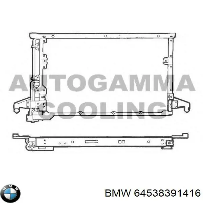 Do koszyka 64538391416 BMW Chłodnica klimatyzacji