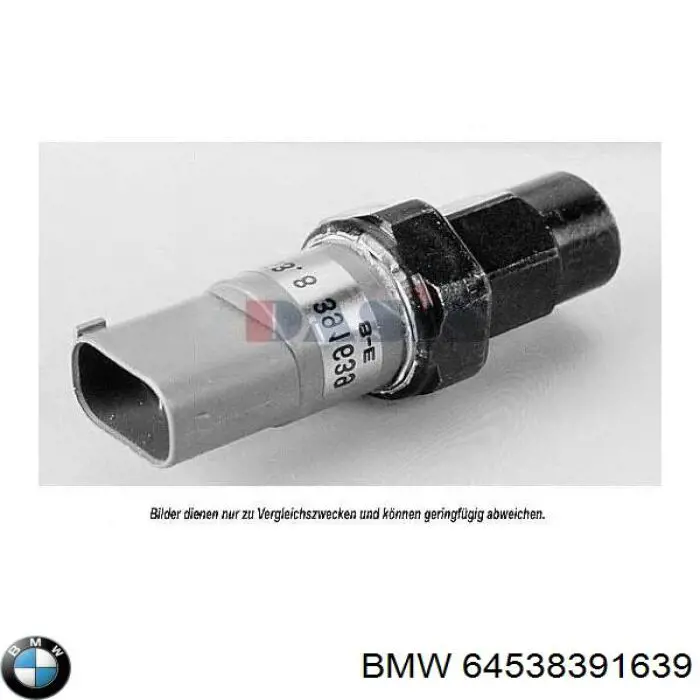 Do koszyka 64538391639 BMW Czujnik ciśnienia bezwzględnego klimatyzacji