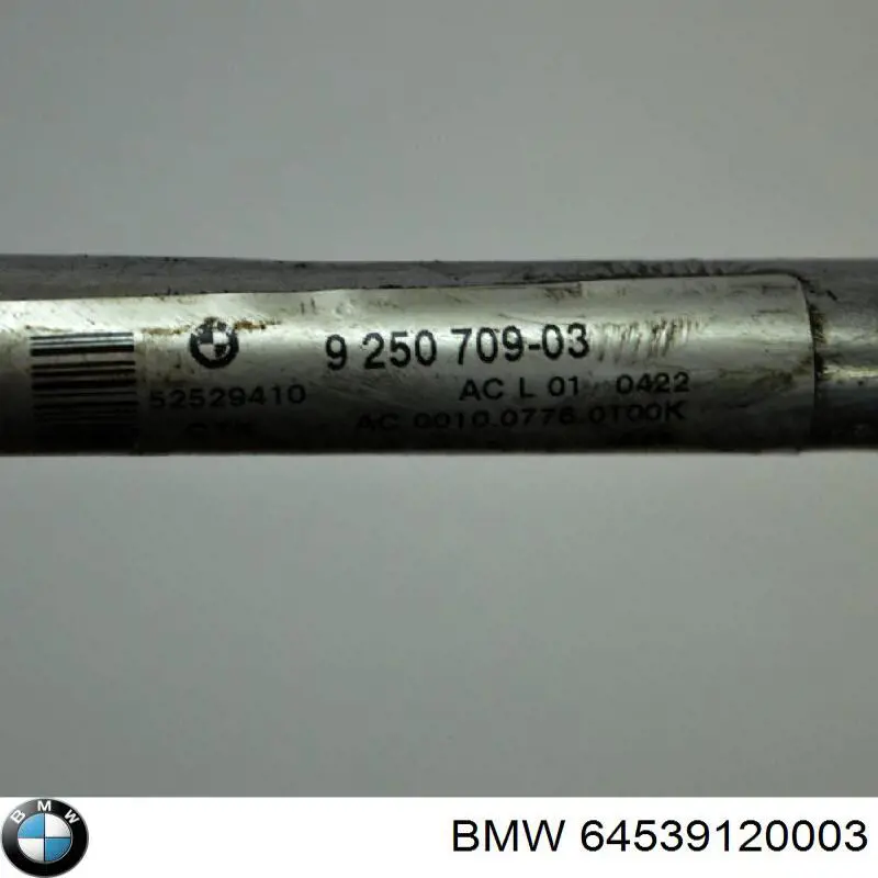 Do koszyka 64539120003 BMW Przewód klimatyzacji, od chłodnicy do parownika