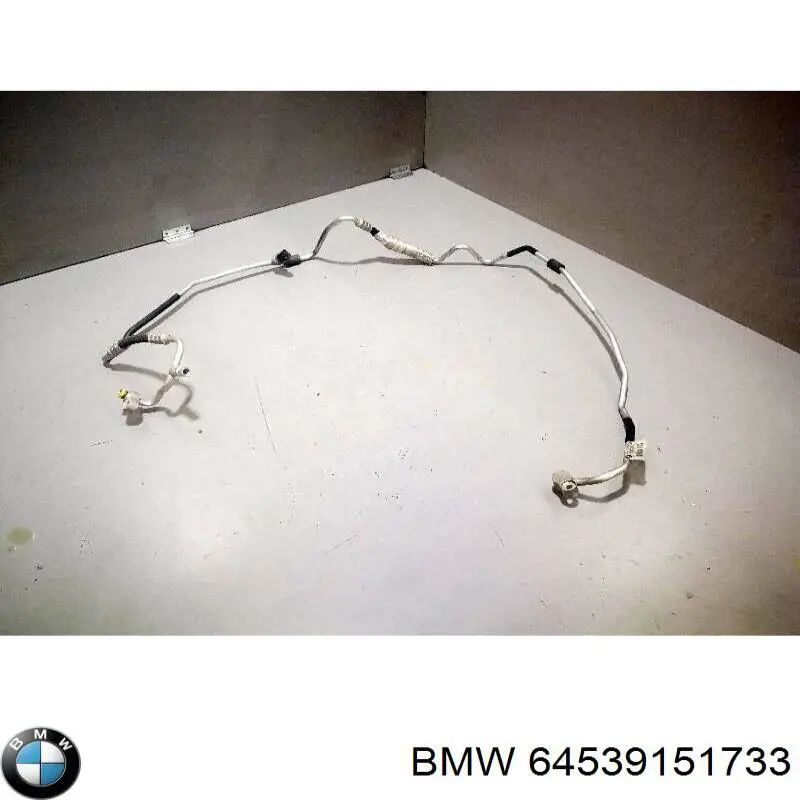 64539151733 BMW Przewód klimatyzacji, od chłodnicy do parownika