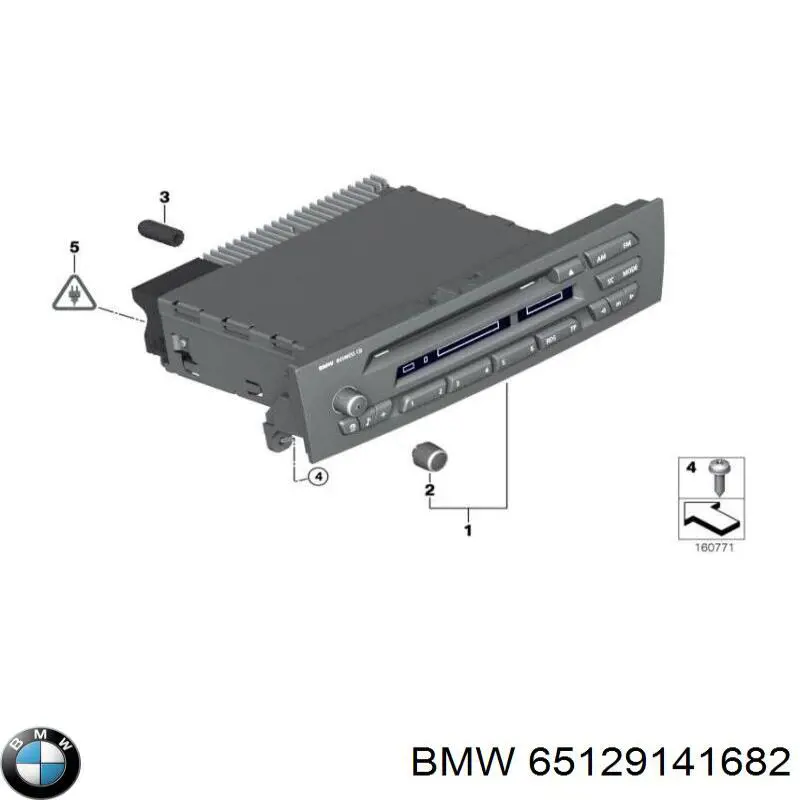 65129236531 BMW Radioodtwarzacz (radio AM/FM)