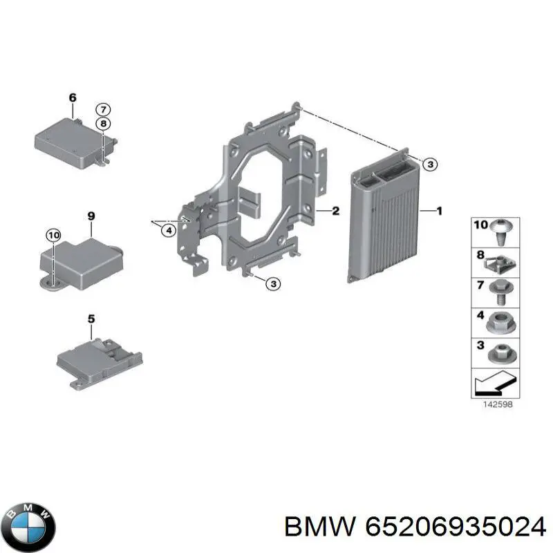 Wzmacniacz sygnału anteny BMW 65206935024 cena, od 44,27 USD