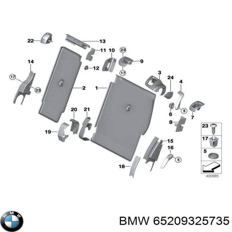  BMW 65209325735 cena, od 45,97 USD
