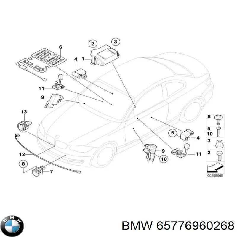 Sterownik poduszki bezpieczeństwa do BMW 3 (E90)