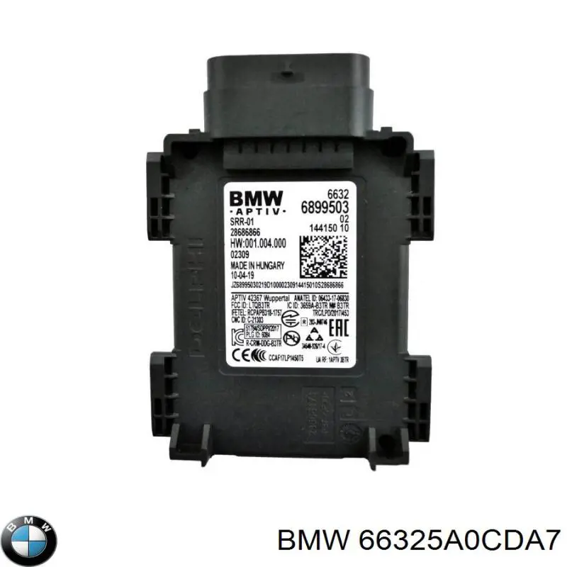 Czujnik kontroli martwej strefy tylny (martwego polam martwego punktu) BMW 5A495A3 cena, od 311,20 USD